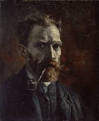 Nedelcu Cristian_Vincent Van Gogh_Self-portrait with pipe